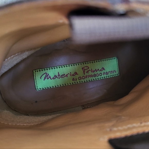 Materia Prima by Goffredo Fantini Italian Sueded Leather Western Ankle Boots 39 - Picture 15 of 15